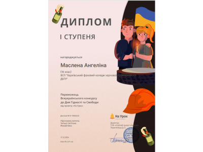 ВСЕУКРАЇНСЬКИЙ КОНКУРС «ДЕНЬ ГІДНОСТІ ТА СВОБОДИ»