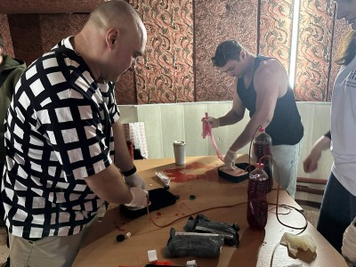 ТРЕНІНГ З НАДАННЯ ДОМЕДИЧНОЇ ДОПОМОГИ В РАМКАХ СОЦІАЛЬНОГО ПРОЕКТУ «STOP MINA» ТРЕНІНГ З НАДАННЯ ДОМЕДИЧНОЇ ДОПОМОГИ В РАМКАХ СОЦІАЛЬНОГО ПРОЕКТУ «STOP MINA»