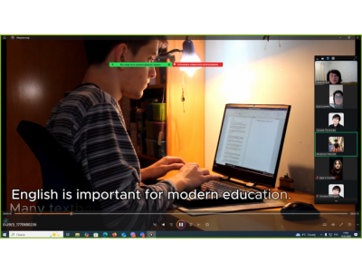 УЧАСТЬ СТУДЕНТІВ КОЛЕДЖУ В КОНКУРСІ ВІДЕОПРЕЗЕНТАЦІЙ «ENGLISH OPENS DOORS»