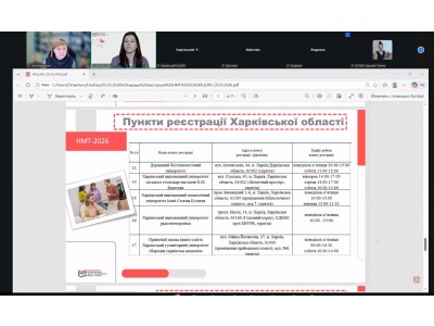 УЧАСТЬ У НАРАДІ ЩОДО РЕЄСТРАЦІЇ НА НМТ-2026