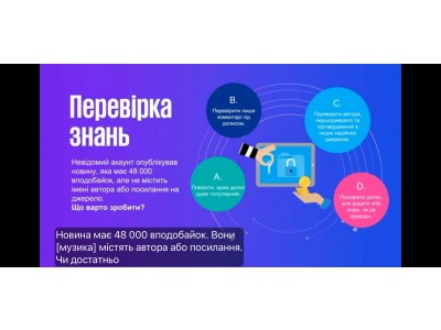 Бути онлайн – означає бути відповідальним!