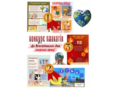 РЕЗУЛЬТАТИ КОНКУРСУ НА КРАЩІЙ СЮЖЕТНИЙ МАЛЮНОК З ОХОРОНИ ПРАЦІ