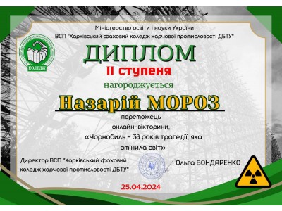ЧОРНОБИЛЬ – 38 РОКІВ ТРАГЕДІЇ, ЯКА ЗМІНИЛА СВІТ ЧОРНОБИЛЬ – 38 РОКІВ ТРАГЕДІЇ, ЯКА ЗМІНИЛА СВІТ